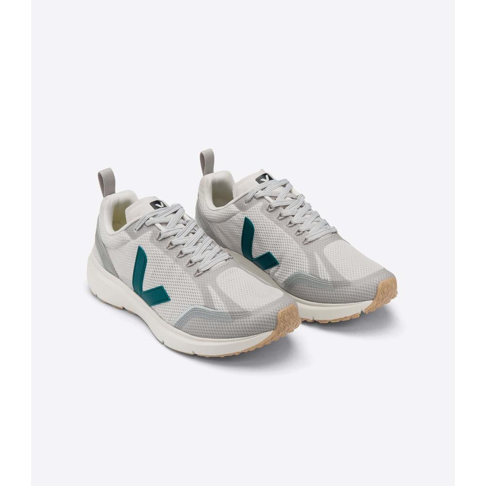 Veja CONDOR 2 ALVEOMESH Sko Dame Grey/Green | NO 494DFM